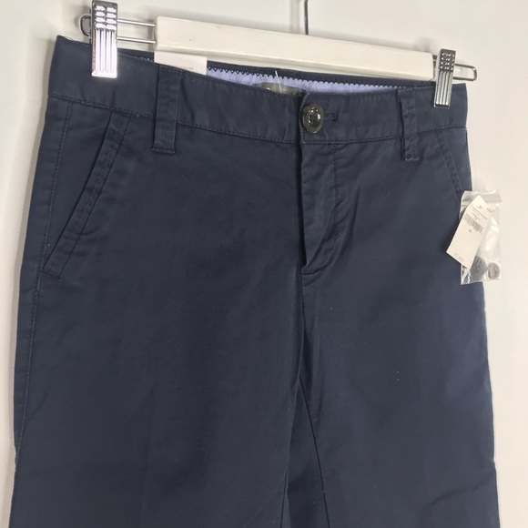 NWT Gap wide straight leg navy chino 00 - Picture 4 of 5